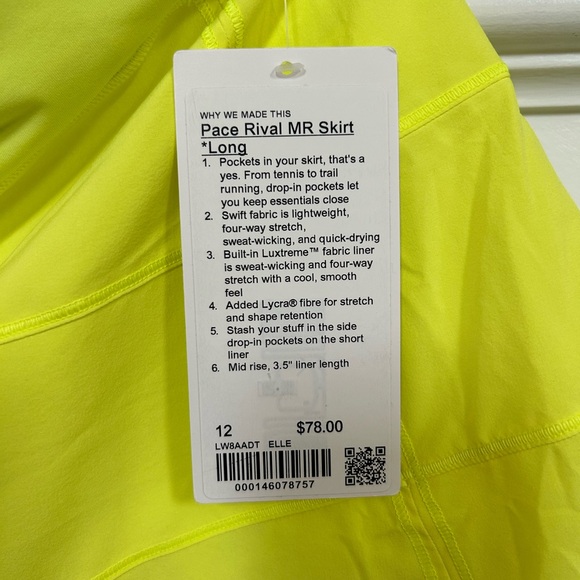 Lululemon pace rival skirt ( long) - Picture 5 of 5
